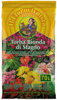 TORBA BIONDA DI SFAGNO IL FLOROVIVAISTA lt. 70