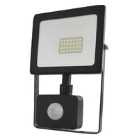 PROIETTORE A LED CON SENSORE PRESENZA 50W - mm 190 x 202 x 52 / 4000K (4400 lm) - nero  - NOVAITALIA
