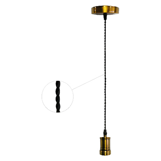 LAMPADARIO IN METALLO 'VINTAGE CT100B' colore ottone  - NOVAITALIA