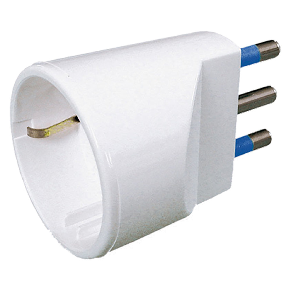 ADATTATORE SINGOLO art.CE18B - spina 2P + T 16A - scatola appendibile- 4 pezzi  - NOVAITALIA