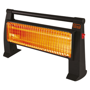 STUFA AL QUARZO DA PAVIMENTO '70149' colore nero  - VINCO