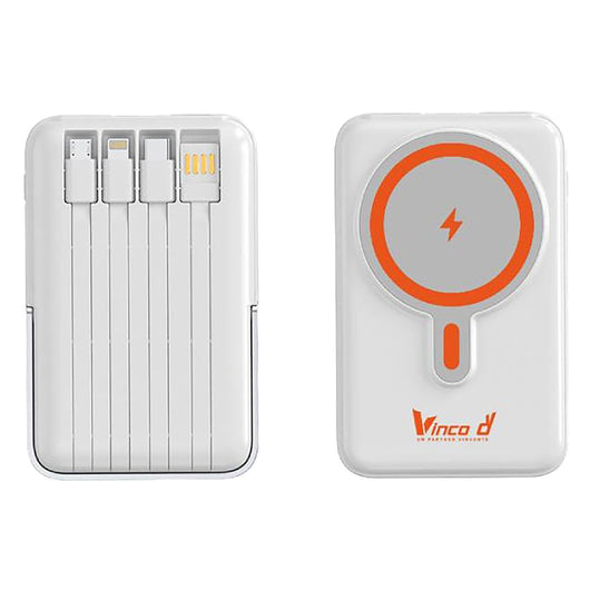 BATTERIA PORTATILE 'POWER BANK WIRELESS CHARGE' 10000 mAh  - VINCO