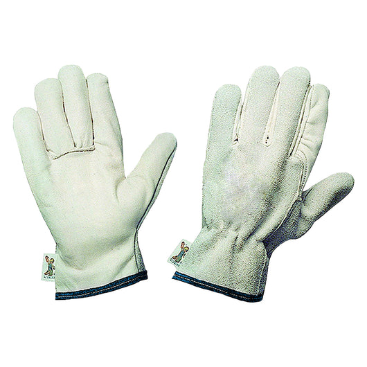 GUANTI PALMO PELLE DORSO CROSTA Tg. 10 (XL)- 10 coppia