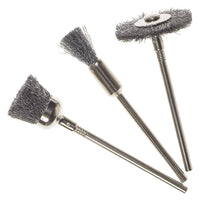 SET MINI SPAZZOLE PER TRAPANO set 3 pezzi  - PG