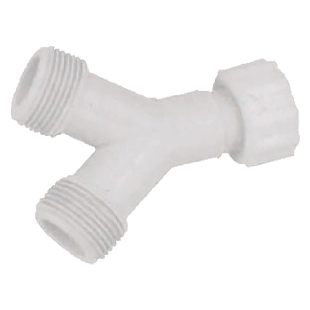 RACCORDO AD 'Y' PER TUBO LAVATRICE/LAVASTOVIGLIE F 3/4' x M 3/4' x M 3/4'