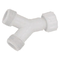 RACCORDO AD 'Y' PER TUBO LAVATRICE/LAVASTOVIGLIE F 3/4' x M 3/4' x M 3/4'