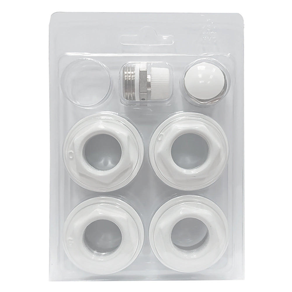 KIT ACCESSORI PER RADIATORI Ã? 1' x attacco 3/8'