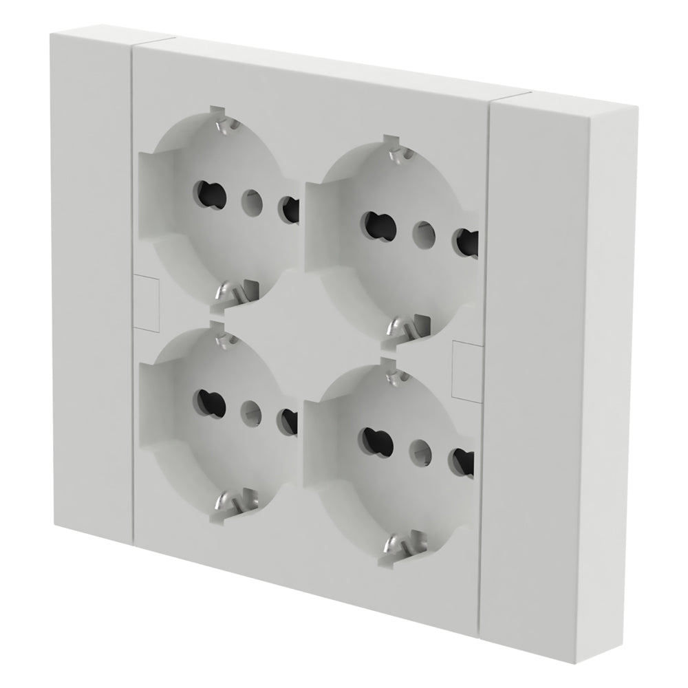 MULTIPRESA DA PARETE colore bianco  - ELECTRALINE