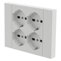 MULTIPRESA DA PARETE colore bianco  - ELECTRALINE