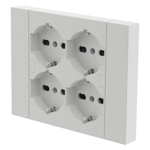 MULTIPRESA DA PARETE colore bianco  - ELECTRALINE