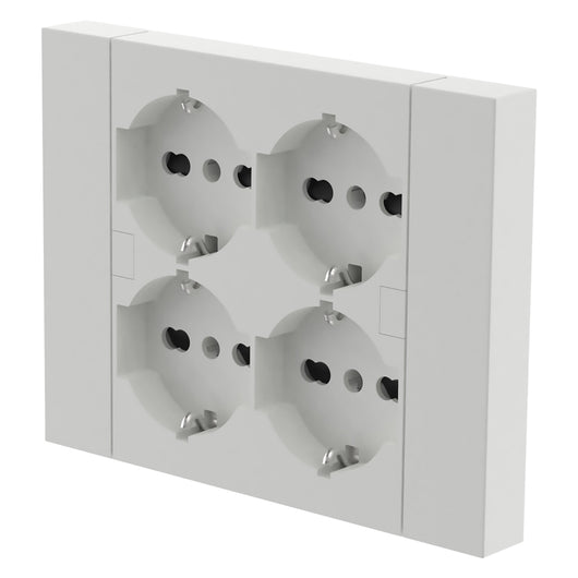 MULTIPRESA DA PARETE colore bianco  - ELECTRALINE