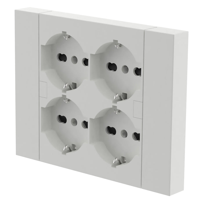 MULTIPRESA DA PARETE colore bianco  - ELECTRALINE