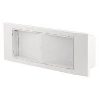 LAMPADA EMERGENZA DA PARETE 'SE' '300 SE' 2W / led - cm.29,3 x 10,2 x 5,5 - 130 lumen  - NOVAITALIA