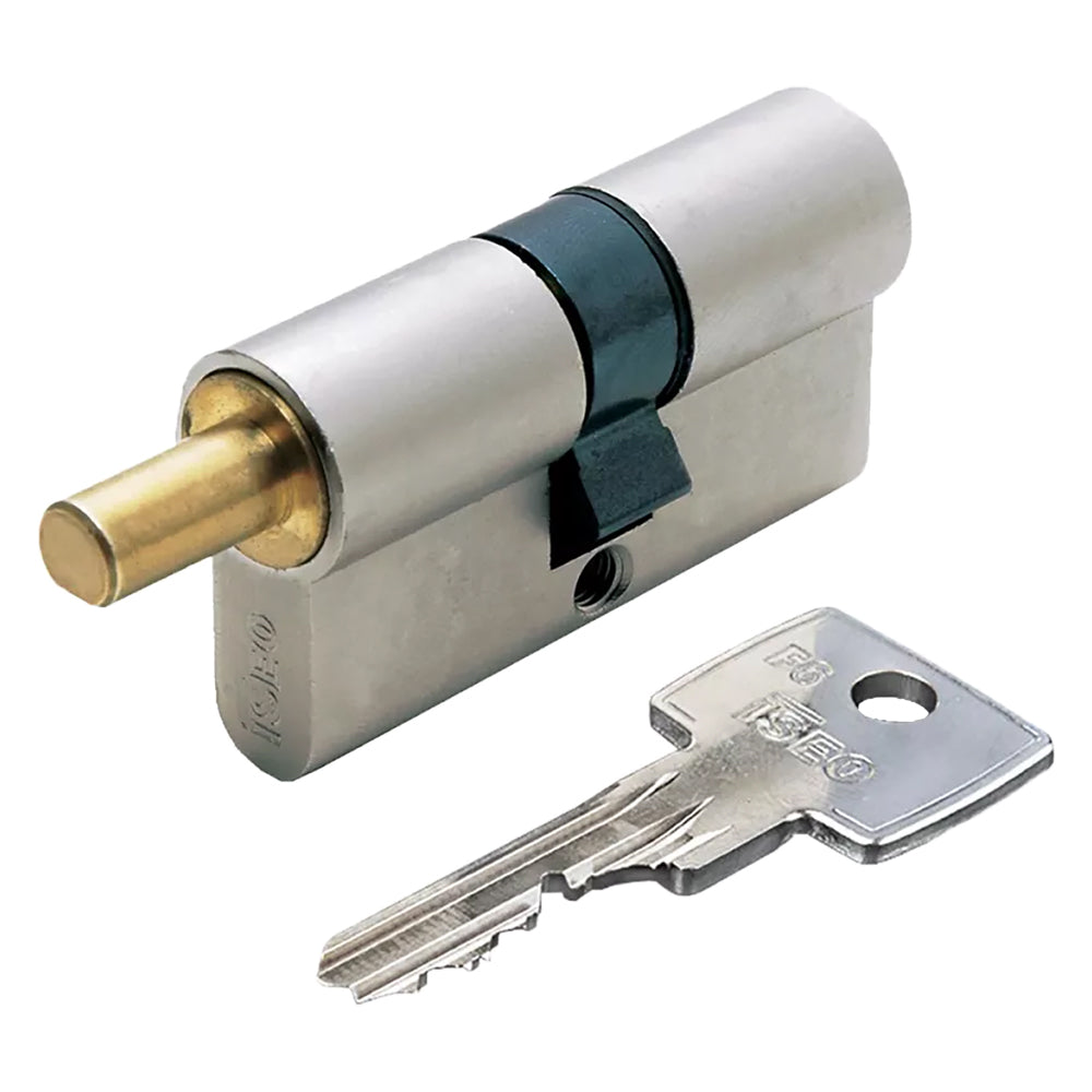 CILINDRO SAGOMATO PER POMOLO 'R6 EXTRA S' mm 30+10+30 = 70 nichelato (35+35)  - ISEO