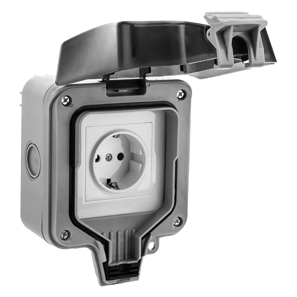 PRESA PER CONNESSIONI ESTERNE 'SMART TUYA' cm 11 x 17 x 11  - PROXE