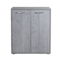 MOBILE BASE DUE ANTE LINEA 'FLOW' cm. 35,3 x 72 x h.87,6 - rovere artisan  - COMPOSAD