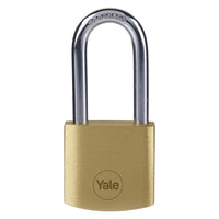 LUCCHETTO RETTANGOLARE ARCO LUNGO mm 40 - cifratura unica  - YALE