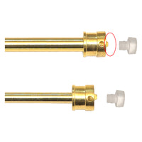 STANGHETTA A MOLLA 'ONLY ONE' UNIVERSALE cm. 63/110 - oro- 10 coppia