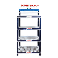 ESPOSITORE DA TERRA PER BATTERIE 'IGNITRON' cm 70 x 34,7 x h.172  - IGNITRON