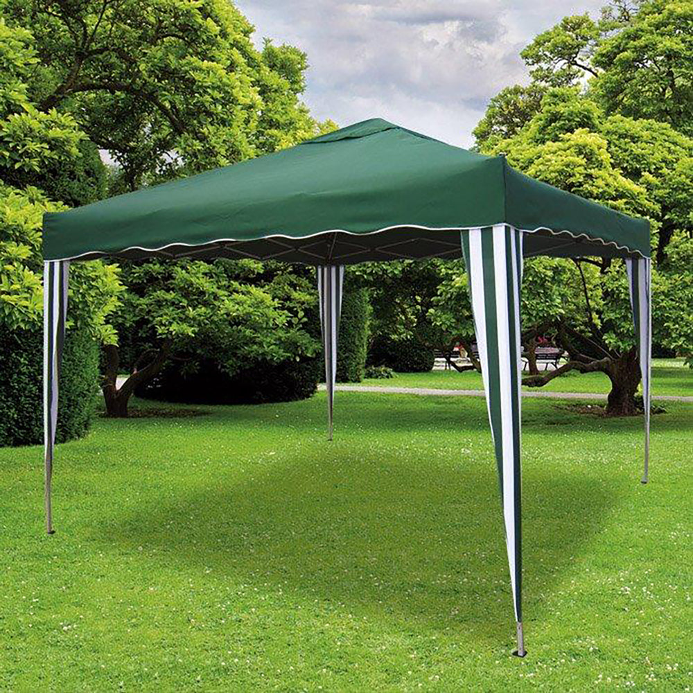 GAZEBO 'PIEGO''' mt 3 x 3 - colore verde