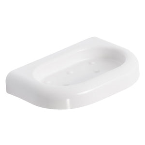 PORTA SAPONE SERIE 'LINEA' cm 16 x 11 x h.2,5 - con appendibile in cartone  - METAFORM