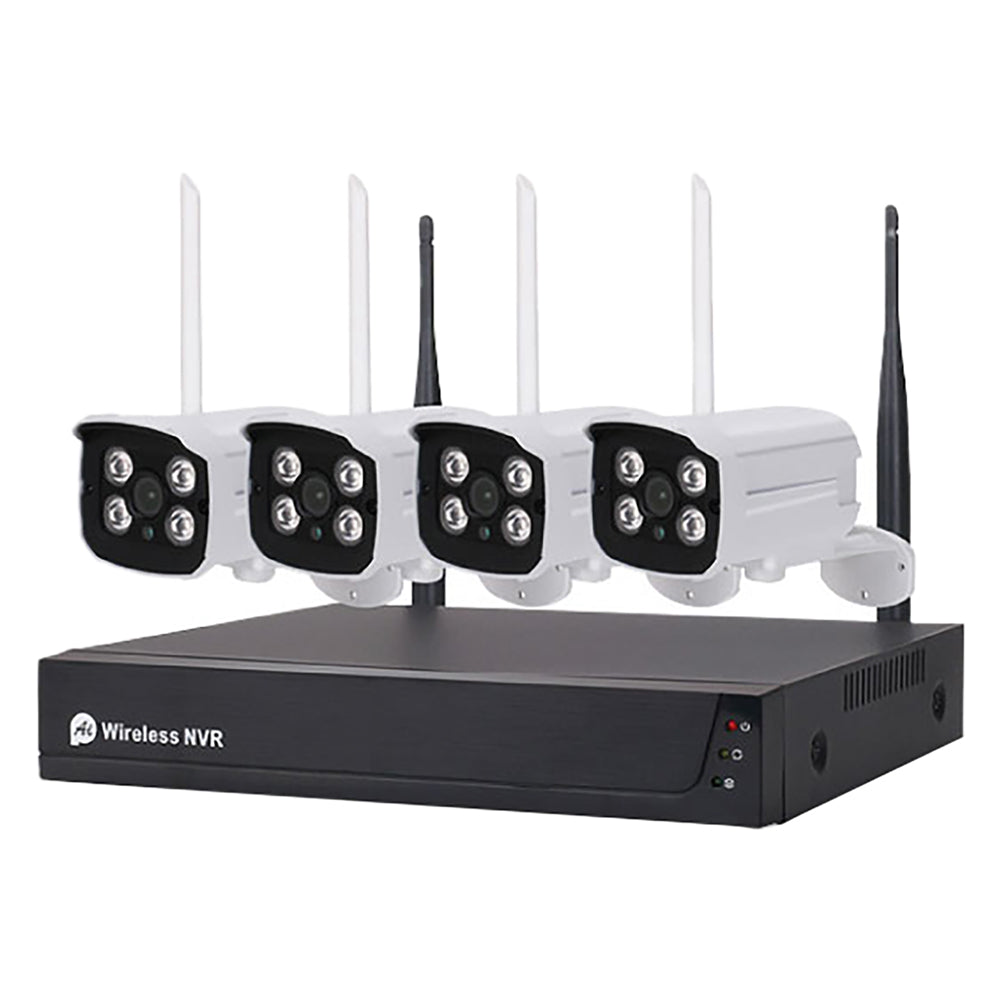 KIT VIDEOSORVEGLIANZA WIRELESS '455050' NVR wireless + 4 telecamere 3 MPX  - PROXE