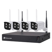 KIT VIDEOSORVEGLIANZA WIRELESS '455050' NVR wireless + 4 telecamere 3 MPX  - PROXE