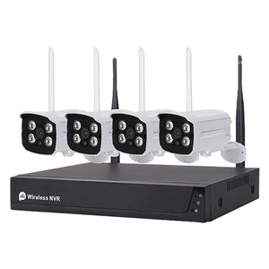 KIT VIDEOSORVEGLIANZA WIRELESS '455050' NVR wireless + 4 telecamere 3 MPX  - PROXE