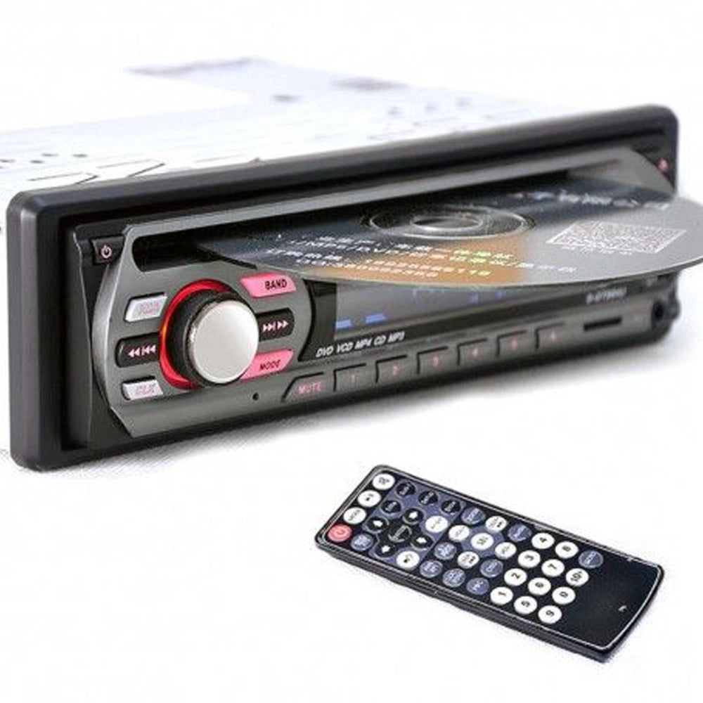 Trade Shop - Autoradio Stereo Per Macchina Auto Radio 52w X 4 Fm Mp3 Usb Sd/mmc Dvd Cd Aux -