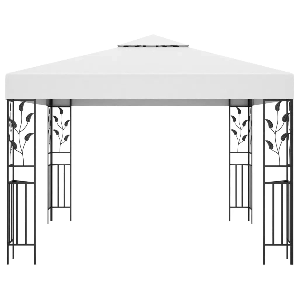 Gazebo 3x3 m Bianco 180 g/mÂ²