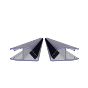 Guarnizioni doccia verticali magnetiche in pvc altezza 200cm per vetro da 4 a 6mm | Magny