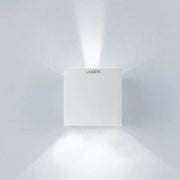 Trade Shop - Applique Led Cubo Lampada Da Parete Wisdom 6w 810lm Luce Regolabile Updown Ip65 -