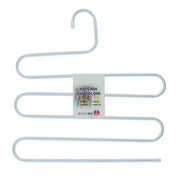 Trade Shop - Gruccia Appendi Pantaloni Jeans Forma A S Multistrato 34x34cm Bianco Salvaspazio 87697 -