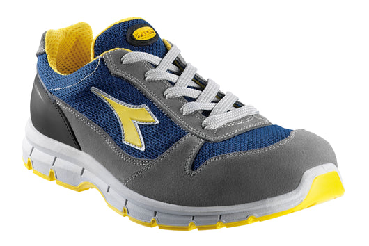 Diadora SCARPE ANTINFORTUNISTICA BASSE S1P SRC RUN TEXTILE LOW Col. Grigio/Blu Mis. 41