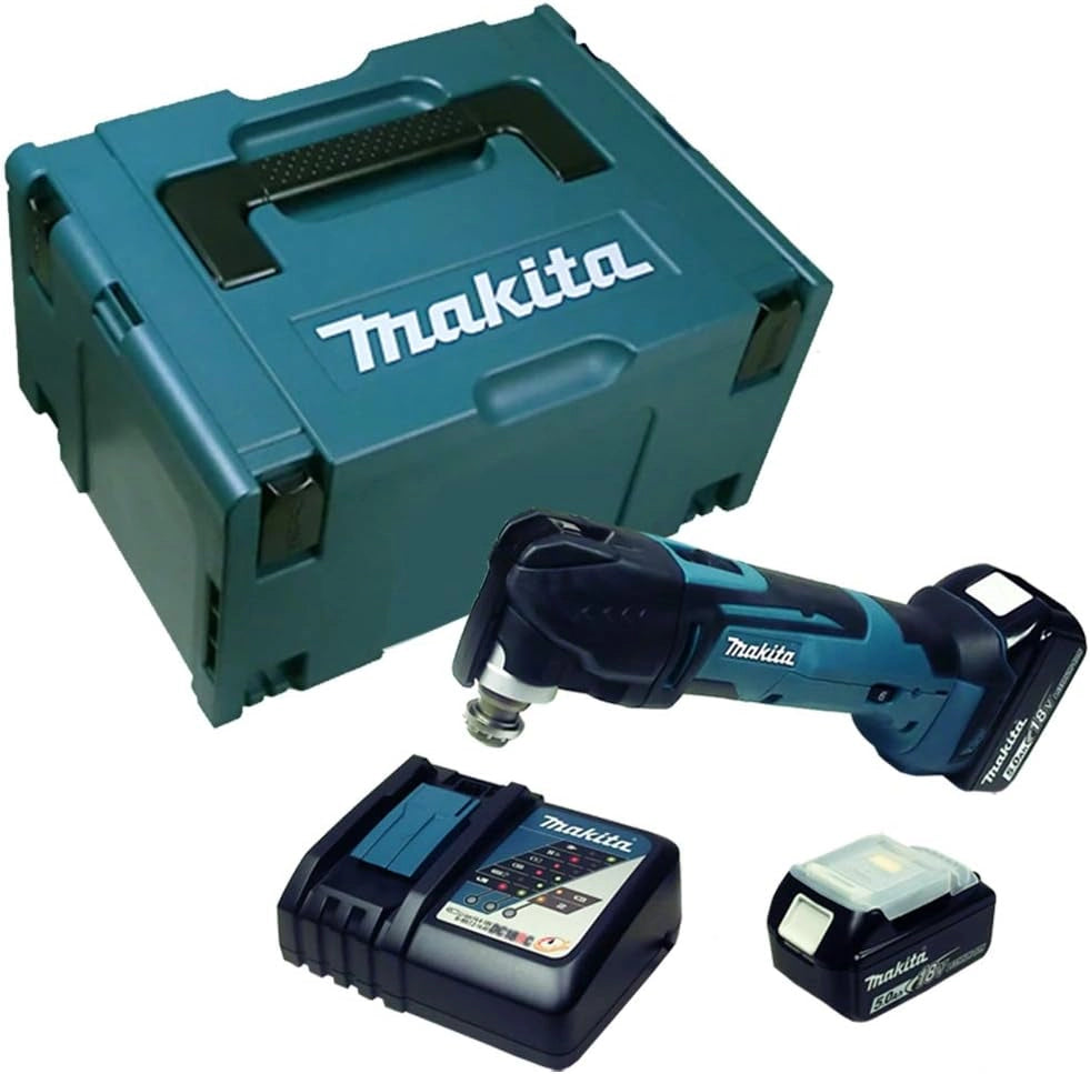 DTM 51 - Attrezzo multifunzione a batteria con 2 batterie da 5 Ah + caricatore in Makpac