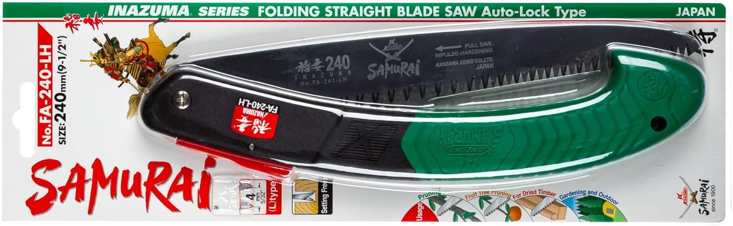 SEGA POTATURA LAMA DRITTA SERRAMANICO FA SAMURAI  FA240LH CM 24/MM 4