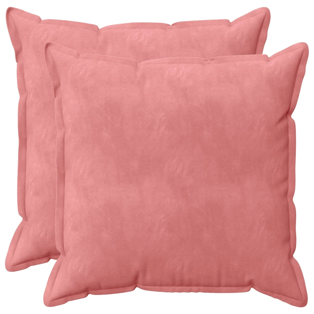 Cuscino con cuscino HOUTEN 2 pz Rosa Velluto 936576