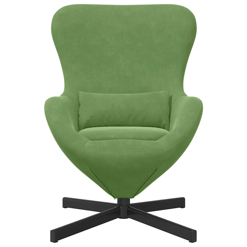 Divano Sedia-Poltrona uovo Verde chiaro 63 x 73 x 90 cm Velluto