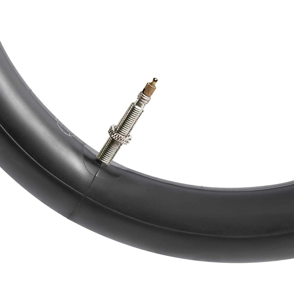 Camera d'aria 24x1.75 a 1.90 per bicicletta in gomma con valvola da 44 mm Nero Avizar