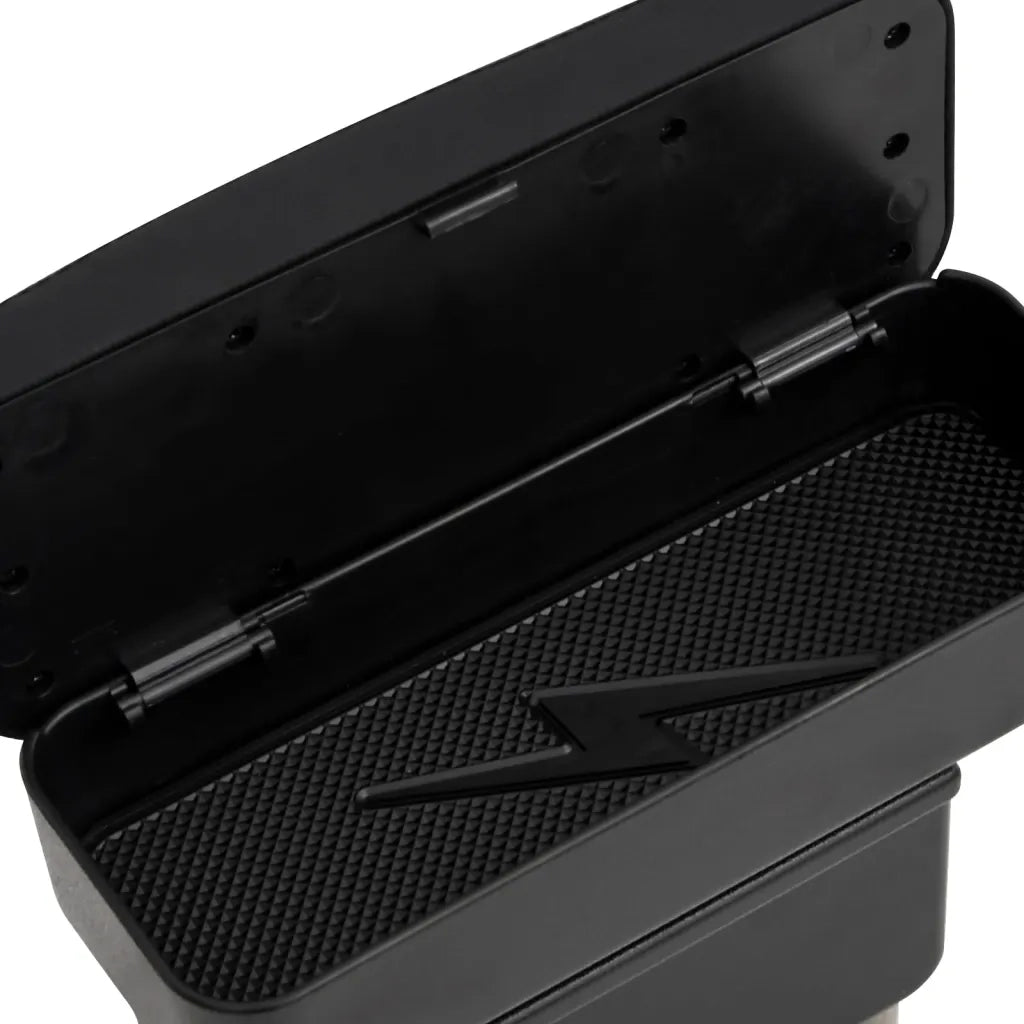 Bracciolo per Auto Universale Nero 23x8x(30-38) cm in ABS CFW6462067