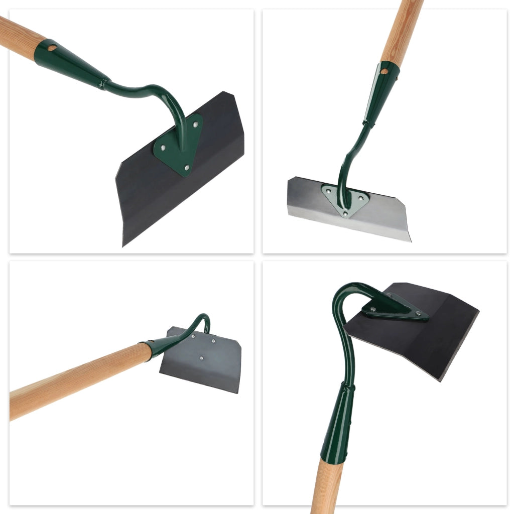 Zappa da giardino KADAX per estirpare le erbacce, lama da 16 cm, lama indurita da 125 cm.