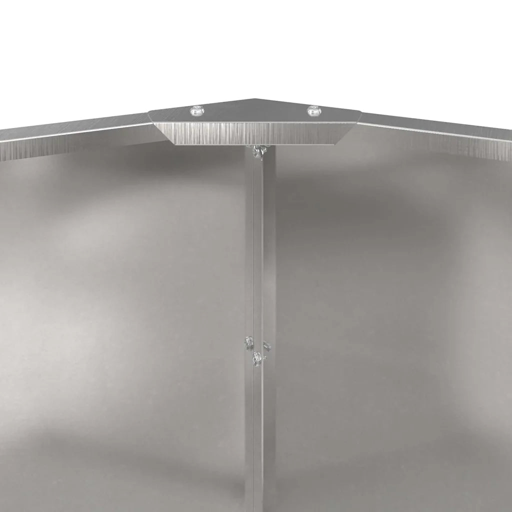 Fioriera Argento 60 x 60 x 50 cm Acciaio inossidabile 883763