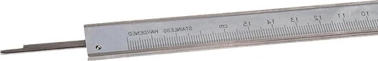 Misure analogiche di precisione in acciaio inossidabile 150 mm - 4Cr14 - Puntale reale - 002