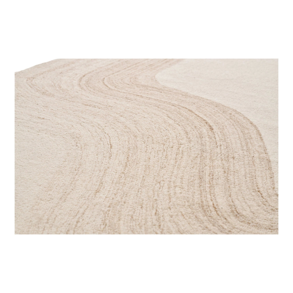 Tappeto Rettangolare Surat, Beige, Lana, 160x230x1 cm