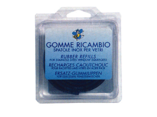 RICAMBIO IN GOMMA PER SPATOLE VETRI - 2 blister APEX