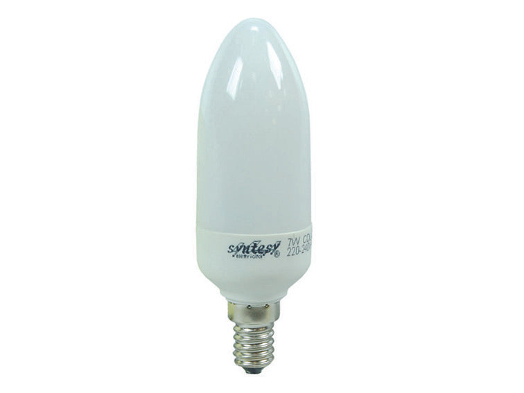 LAMPADA ELETTRONICA A OLIVA E14  7w  E14   2700  °K calda    SYNTESY