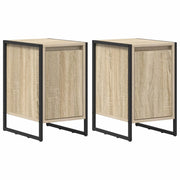 Set di 2 Comodini | Armadio da Notte | Mobiletto da notte Sonoma 39,5 x 30 x 50 cm Legno multistrato