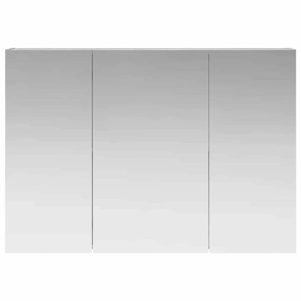 Mobiletto per specchio da bagno con lo scaffale Grigio Sonoma
