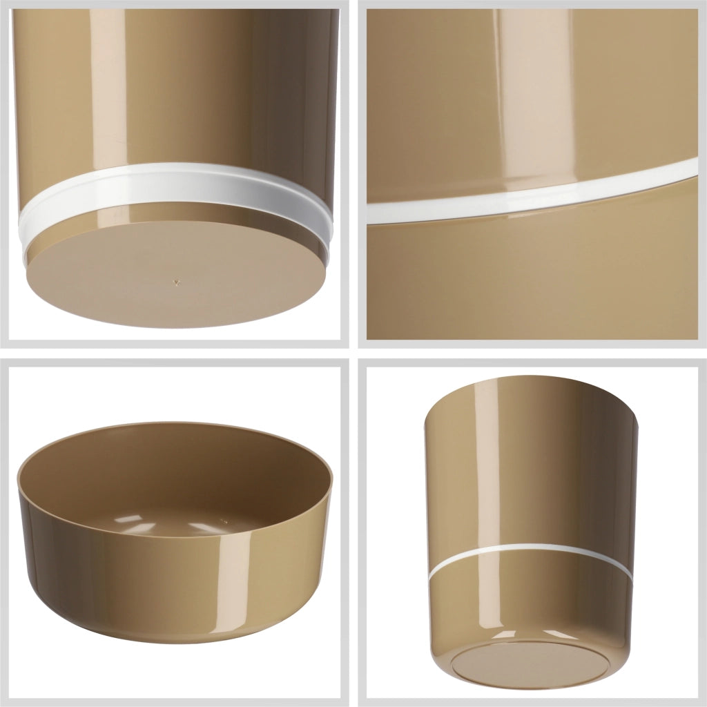 Copertura per vaso da fiori KADAX, 29 cm, in due pezzi, in plastica.