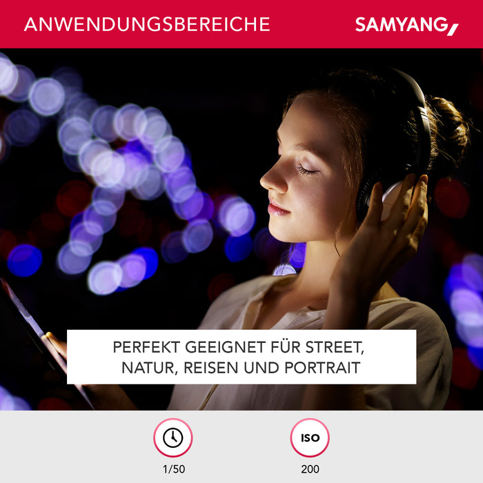 50/1.5 Obiettivo Video DSLR Canon EF a fuoco manuale 0.8 ingranaggi, obiettivo ritratto nero, 50mm